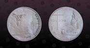 LATVIA 1 Lats LATVIA, KM# 123 , Silver, 1 Lats, 2011, Proof, Riga Cathedral (Rigas Doms). Coin housed in Original Mint capsule! Coin in excell -