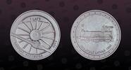 LATVIA 1 Lats LATVIA, KM# 125 , Silver, 1 Lats, 2011, Proof, Railways in Latvia, 50th Anniversary. Coin housed in Original Mint capsule! Coin -