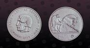 LATVIA 1 Lats LATVIA, KM# 132 , Silver, 1 Lats, 2012, Proof, Karlis Zale. Coin housed in Original Mint capsule! Coin in excellent condition! -