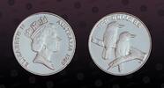 AUSTRALIA 10 Dollars AUSTRALIA, KM P1 , Silver, 10 Dollars , 1989, Proof, Kookaburas. Silver Piefort. Double Thickness. Weight: 40 grams. Nice coin i -