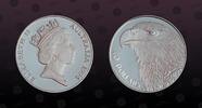 AUSTRALIA 10 Dollars AUSTRALIA, KM P6 , Silver, 10 Dollars , 1994, Proof, Wedge-tailed eagle. Silver Piefort. Double Thickness. Weight: 40 grams. Nic -