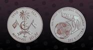 MALDIVES 250 Rufiyaa MALDIVES, KM# 82 , Silver, 250 Rufiyaa, 1990, Proof, FIFA - Italy 90. Coin in excellent condition! -