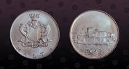 2 Pounds 1972 MALTA MALTA, KM# 14 , Silver, 2 Pounds, 1972, Mint Strike, Fort San Angelo. Coin in excellent condition! 