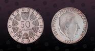 AUSTRIA 50 Shilling AUSTRIA, KM# 2911 , Silver, 50 Shilling , 1971, Proof, 80th Anniversary - Birth of Julius Raab, chancellor. Coin in excellent co -