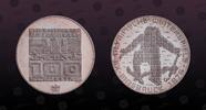AUSTRIA 100 Schilling AUSTRIA, KM# 2928 , Silver, 100 Schilling , 1976(v) , Proof, Winter Olympics Innsbruck - Skier. Coat of Arms on Obverse below. -