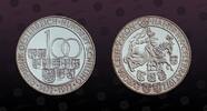 AUSTRIA 100 Schilling AUSTRIA, KM# 2936 , Silver, 100 Schilling , 1977, Proof, 500th Anniversary - Hall Mint. Coin in excellent condition! -