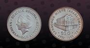 NETHERLANDS ANTILLES 50 Gulden NETHERLANDS ANTILLES , KM# 31 , Silver, 50 Gulden, 1982, Proof, Mikve Israel Emanuel Synagogue. Scarce type. Seldom seen on auct -