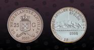 NETHERLANDS ANTILLES 25 Gulden NETHERLANDS ANTILLES , KM# 48 , Silver, 25 Gulden, 2000, Proof, Olympics - Swimmer. Coin in excellent condition! -