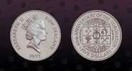 NEW ZEALAND 5 Dollars NEW ZEALAND , KM# 88a , Silver, 5 Dollars, 1993, Proof, 40th Anniversary of Coronation. Coin in excellent condition! -