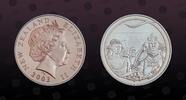 NEW ZEALAND 1 Dollar NEW ZEALAND , KM# 247 , Silver, 1 Dollar, 2003, Proof, Lord of the Rings - Aragorn's Coronation. Scarce and popular type! Highly -