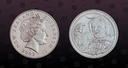 NEW ZEALAND 1 Dollar NEW ZEALAND , KM# 261 , Silver, 1 Dollar, 2003, Proof, Lord of the Rings - Departure of Boromir. Scarce and popular type! Highl -