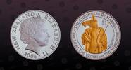 NEW ZEALAND , KM# 285 , Silver, 1 Dollar, 2006, Proof, Chronicles of Narnia - White Witch. Scarce and popular type! Coin housed