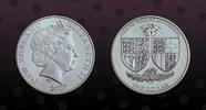 NEW ZEALAND , KM# 303 , Silver, 1 Dollar, 2007, Proof, Diamond Wedding Anniversary. Comes with a copy of New Zealand Post Office
