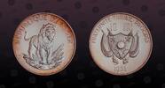 NIGER 10 Francs NIGER, KM# 8.1 , Silver, 10 Francs, 1968, Proof, Lion. Raised rim. Type with accent mark above first E in REPUBLIQUE. Scarc -