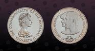 BAHAMAS, KM# 85 , Silver, 10 Dollars , 1981, Proof, Royal Wedding - Prince Charles & Lady Diana. Coin in excellent condition!