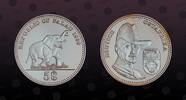 PALAU 5 Dollars PALAU, KM# 18 , Silver, 5 Dollars, 1999, Proof, German East Africa - bust of V. Lettow-Vorbeck. Very popular and highly demanded -