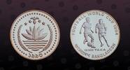 BANGLADESH 1 Taka BANGLADESH, KM# 16 , Silver, 1 Taka , 1993, Proof, FIFA - USA 1994. Coin in excellent condition! -