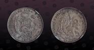 PERU 1 Dinero PERU, KM# 204.2 , Silver, 1 Dinero , 1906JF , Mint Strike, Lima Mint. High grade Gem Uncirculated by NGC! Only two others graded -