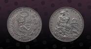 PERU, KM# 218.2 , Silver, 1 Sol , 1930, Mint Strike, Lima Mint. Nice silver coin!