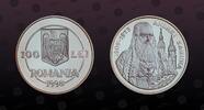 ROMANIA, KM# 139 , Silver, 100 Lei, 1998, Proof, Andrei Saguna. Coin in excellent condition!