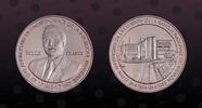 RWANDA 1000 Francs RWANDA, KM# 17 , Silver, 1000 Francs, 1989, Mint Strike, 25th Anniversary of National Bank. Coin in excellent condition! -