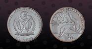 SAHARAWI ARAB DEMOCRATIC REPUBLIC 500 Pesetas SAHARAWI ARAB DEMOCRATIC REPUBLIC , KM# 21 , Silver, 500 Pesetas, 1995, Proof, Olympics 1996 - Wrestlers. Coin in excellent cond -