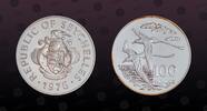 100 Rupees 1978 SEYCHELLES SEYCHELLES, KM# 40 , Silver, 100 Rupees, 1978, Proof, Conservation - White-tailed Tropic bird. Coin in excellent condi...