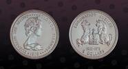 SOLOMON ISLANDS 5 Dollars SOLOMON ISLANDS , KM# 8 , Silver, 5 Dollars, 1978, Proof, Coronation Jubilee. Coin in excellent condition! -