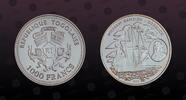 TOGO , Unlisted, Silver, 1000 Francs, 2004, Proof, William Dampier  Roebuck (Sailing ship). Coin housed in Original Mint capsul