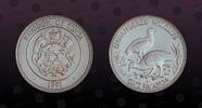 TONGA , KM# 143 , Silver, 1 Paanga, 1991, Proof, Endangered Wildlife - Pritchards Megapode Birds. Coin in excellent condition!