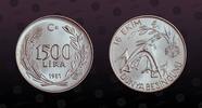TURKEY 1500 Lira TURKEY, KM# 947 , Silver, 1500 Lira, 1981, Mint Strike, Subject: F.A.O. Coin in excellent condition! -