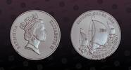 BERMUDA 1 Dollar BERMUDA, KM# 85 , Silver, 1 Dollar, 1993, Proof, Olympic Games 1992. Coin in excellent condition! -