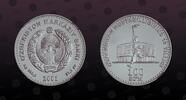 UZBEKISTAN, Republic 100 Som UZBEKISTAN, Republic, KM# 24 , Silver, 100 Som, 2001, Proof, Olympic Museum in Toskent. Excellent silver proof coin! Coin is und -