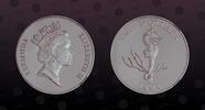 BERMUDA 2 Dollars BERMUDA, KM# 87 , Silver, 2 Dollars, 1994, Proof, Long-snout seahorse. NGC Scratch Resistant Holder! Comes with Original Mint ca -