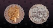 BERMUDA 5 Dollars BERMUDA, KM# 130 , Silver, 5 Dollars, 2003, Proof, Royal Visit. Coin in excellent condition! -