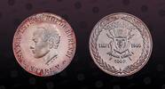 BURUNDI 100 Francs BURUNDI , X# M9 , Billon, 100 Francs , 1966, Prooflike, King Ntare V - bust left. Very rare and popular type. Mintage is very l -