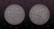 COMOROS 5 Francs COMOROS, KM# 3 , Silver, 5 Francs, AH1308A-1890, Mint Strike, Ex. World Numismatic Auctions, Sale No. 1 (01.Dec.2007.), Lot 707 -