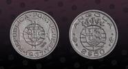 ANGOLA 2-1/2 Escudos ANGOLA , KM#Pr70 , Silver, 2-1/2 Escudos , 1967, Specimen, Republica Portuguesa. Essai. NGC grade these Essai coins as Mint Stri -