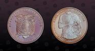 ECUADOR 25000 Sucres ECUADOR , KM# 114 , Silver, 25000 Sucres, 2006, Proof, 2006 World Cup Soccer. Coin in excellent condition! -
