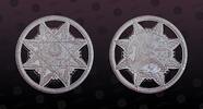 ESTONIA, KM# 55 , Silver, 25 Krooni, 2010, Proof, 8 stars surrounding by circle. Coin housed in Original Mint capsule! Coin in e
