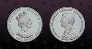 50 Pence 1985 FALKLAND ISLANDS FALKLAND ISLANDS , KM# 21a , Silver, 50 Pence, 1985, Proof, Opening of Mount Pleasant Airport. Coin in excellent c...