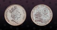 FIJI, KM# 63 , Silver, 10 Dollars, 1993, Proof, Discovery of Fiji. Coin in excellent condition!