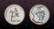 FINLAND 100 Markkaa FINLAND, KM# 80 , Silver, 100 Markkaa, 1995, Proof, 100th Birthday - Artturi Ilmari Virtanen. Coin housed in Original Mint capsu -