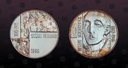 FINLAND 100 Markkaa FINLAND, KM# 83 , Silver, 100 Markkaa, 1996, Proof, Helene Schjerfbeck - Painter. Coin in excellent condition! -