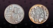 FINLAND, KM# 87 , Silver, 100 Markkaa, 1998, Proof, Alvar Aalto (1898-1976). Coin in excellent condition!