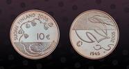 FINLAND 10 Euro FINLAND, KM# 120 , Silver, 10 Euro, 2005, Proof, 60 years of Piece. Coin in excellent condition! -