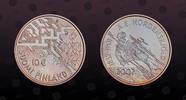 FINLAND 10 Euro FINLAND, KM# 134 , Silver, 10 Euro, 2007, Proof, A.E.Nordenskiold (1832-1901). Coin housed in Original Mint capsule! Coin in exc -