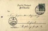 Deutschland Ansichtskarte Georgenthal 1897 Gruss aus Bad Georgenthal Mehrbildkarte gute Erhaltung