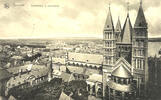 Belgien Ansichtskarte Belgien 1915 Tournai Cath&eacute;drale et Panorama vergilbt 8,00 EUR  Excl. 200,00 EUR Verzending