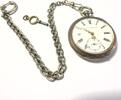 Deutschland Antike Herren Taschenuhr 10 Rubis Zylinderhemmung mit Schlüssel Taschenuhr Union Horlogère Schlüsselaufzug um 1900 gute Erhaltung